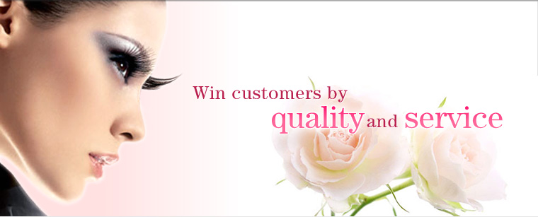 Win customers by quality and service