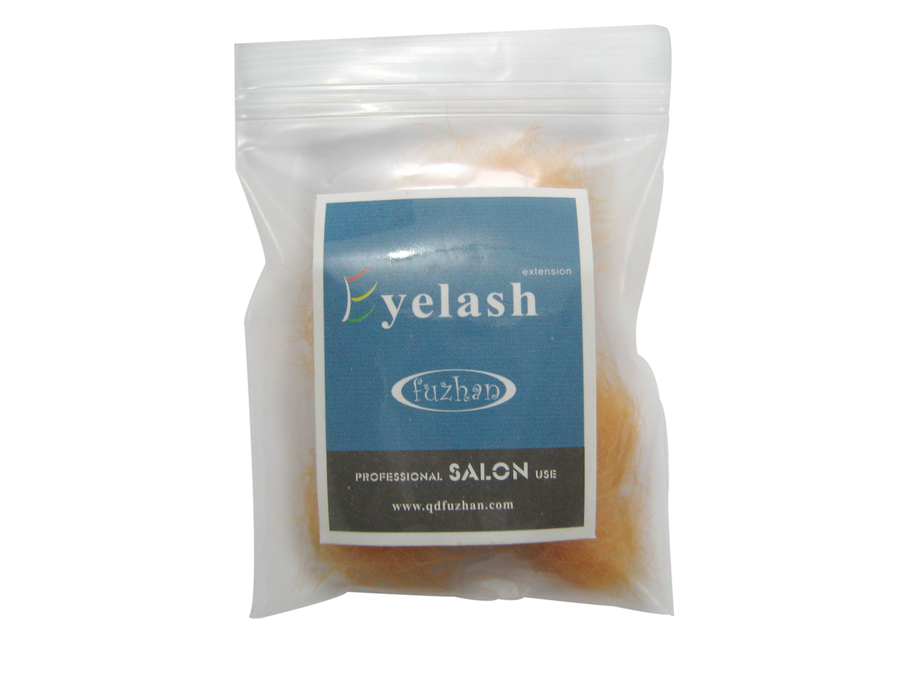 Yellow eyelash extension