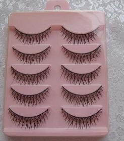 five pairs false eyelash